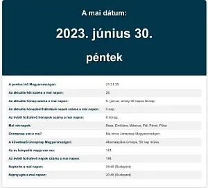 Mai dátum